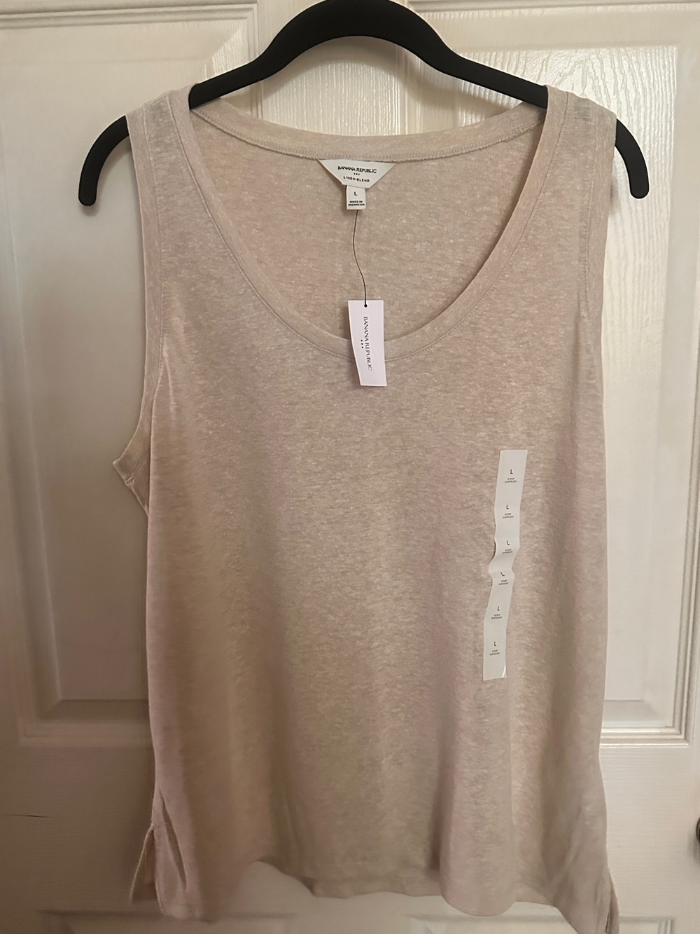 Banana Republic Factory Neutral Beige Scoop Neck Tank